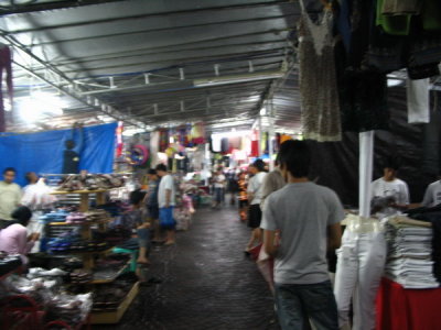 Cipanas housing estate - local market in housing estate