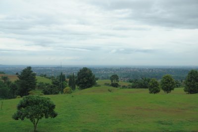 View of Bogor from high ground