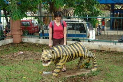 Taman mini-Indonesia - come on, get on, its not THAT dangerous