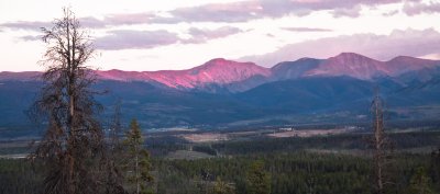 Fraser Valley Sunset on Continental Divide