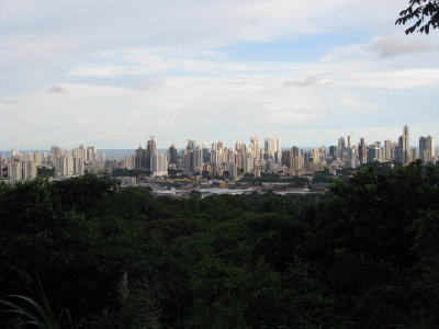 Panama City- there were almost as many buildings under construction as were built