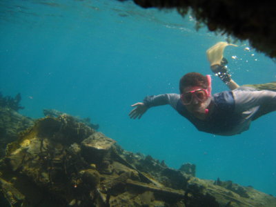 Snorkeling the wreck