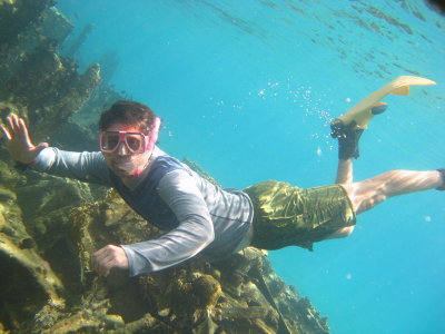 Snorkeling the wreck 2