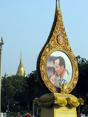 The Thai love their King!