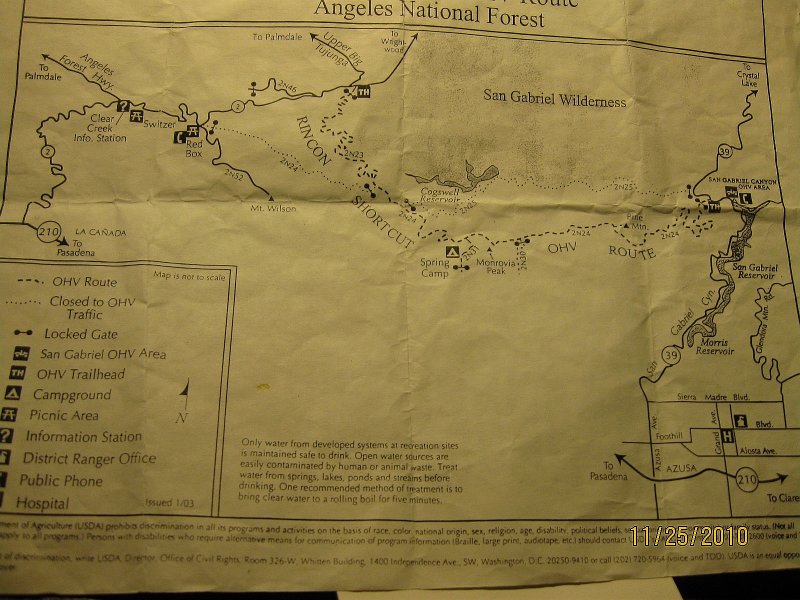 Rincon shortcut detail map