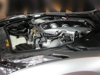 Nissan GTR Engine Compartment