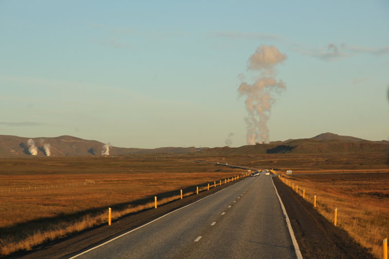 Road from Reykjavik to Thorlkshfn