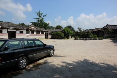 My Mercedes 230E at Kaesong Folk Hotel