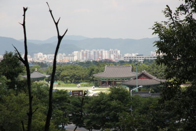 Gyeongju City seen from Wolseong Forest