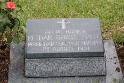 The UN Cemetery. Reidar Georg Tveit. One of 3 Norwegian casualities in the Korean War