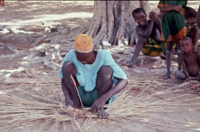 Mat weaving