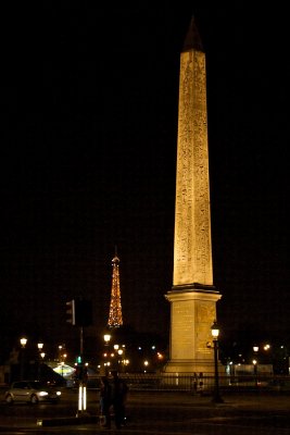 Obelisk at the Place de la Concorde