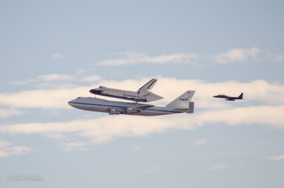 Space Shuttle Endeavour last flight, SF Bay Area Flyover