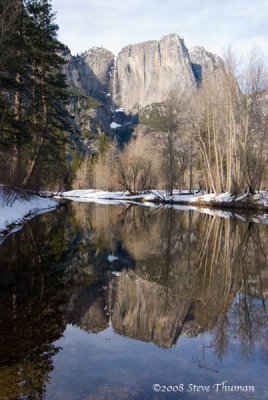 Yosemite Falls Reflection 