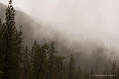 Cloudy Mountainside