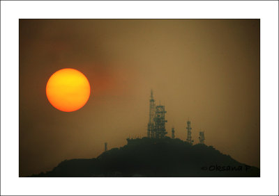 Pollution Sunset