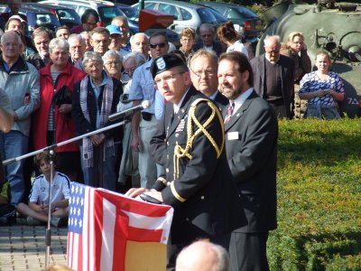 US army military attache colonel Stimson, on behalf of the US embassy