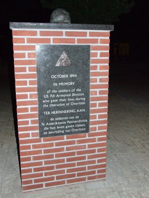 Front side of the monument