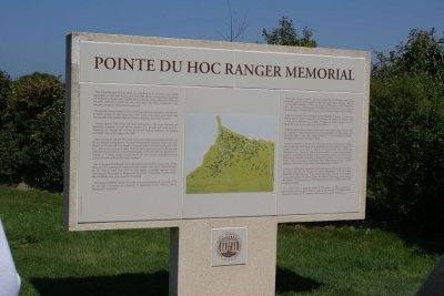 Pointe du Hoc Ranger memorial uitleg