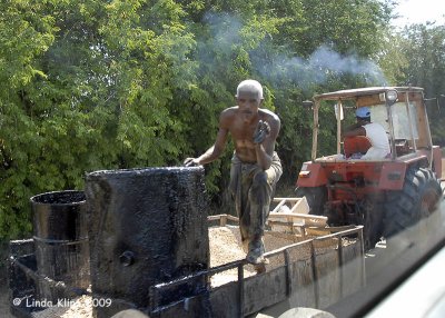 Santiago road side scene