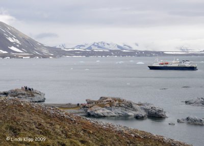 National Geographic Explorer in Hornsund, Svalbard