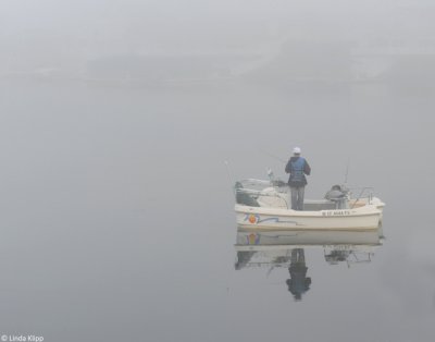 Fishing in Morning Tule Fog  1