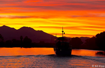 Mt Diablo  Sunset  5 --- 2013 Town of Discovery Bay Calendar cover photo