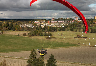 Skrmflygning frn Granholmstoppen