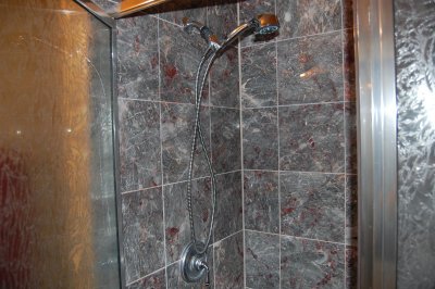 Shower in second bathroom