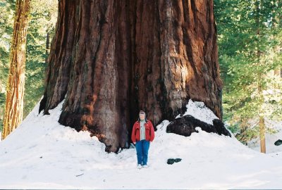 Me and Sequoya trunk in California