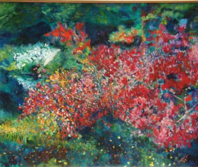 Azaleas, oil  20x24