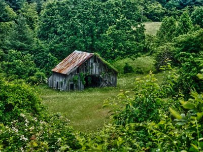 Barn In Valley