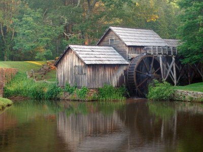 Mabry Mill In Early Morning Light