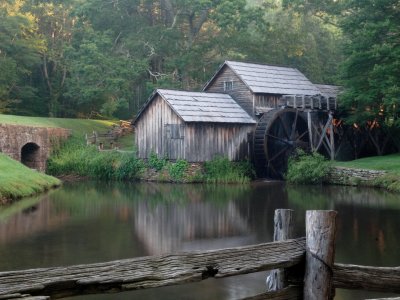 Mabry Mill In The AM