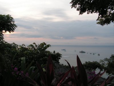 Sunset from the room in Lembongan