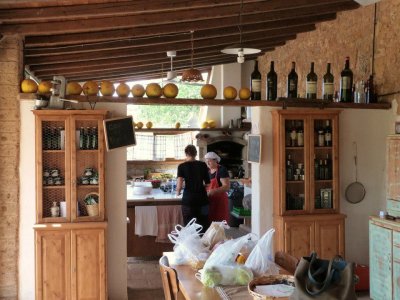 Kitchen at the masseria