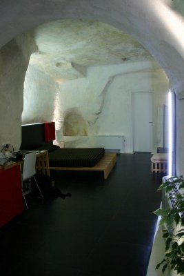 Our cave suite in Matera