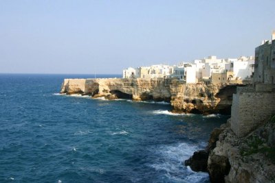 Polignano-a-mare view from our room