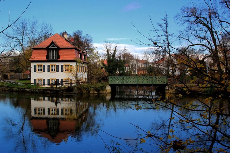 Regnitz River in Autumn