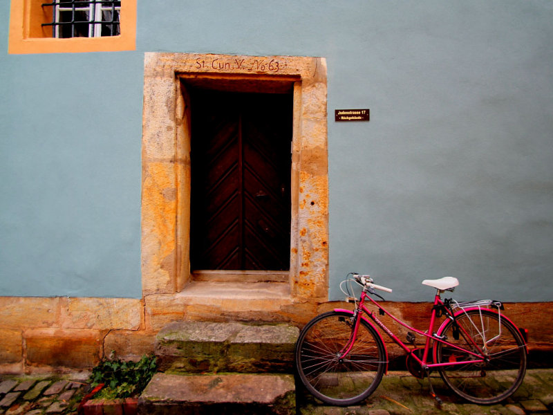 The door & the bike