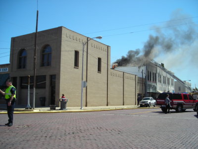 FIRE IN DOWNTOWN PAULS VALLEY