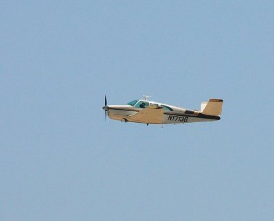 Beechcraft Bonanza in Flight