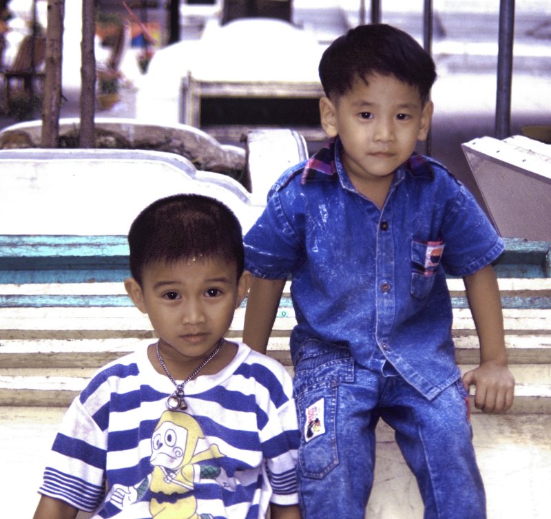 Children At Wat Rakang