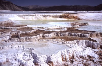 Yellowstone National Park:  Mammoth Hot Springs