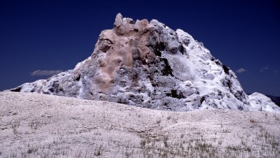 Yellowstone National Park:  White Dome Geyser
