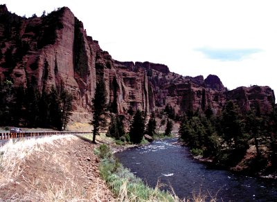 Yellowstone National Park:  Shoshone River approach