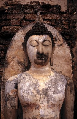 Historic Sukhothai:  Buddha At Wat Mahatat