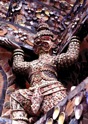 Yaksa Demon On One of the Spires of Wat Arun