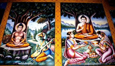 Mural At Wat Phra That Choe Hae