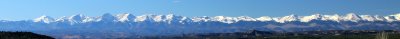 Trinidad:  View of the Sangre DeCristo Mountains